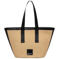 γυναικεία raffia shopper ...