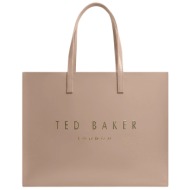 γυναικεία crikon crinkle τσάντα μπεζ ted baker 283872-stone