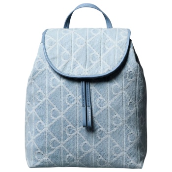 γυναικεία τζιν τσάντα πλάτης μπλε calvin klein