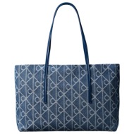 γυναικεία τζιν τσάντα μπλε calvin klein lv04f3428g-ybn
