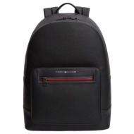 ανδρικό th foundation σακίδιο πλάτης μαύρο tommy hilfiger am0am14155-bds