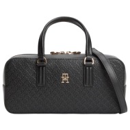 γυναικεία τσάντα χιαστί μαύρη tommy hilfiger aw0aw18415-bds