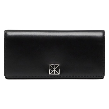γυναικείο πορτοφόλι μαύρο calvin klein lv04f1129g-ub1