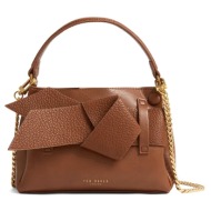 γυναικεία ssansa τσάντα καφέ ted baker 282343-tan