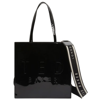 γυναικεία iconica τσάντα μαύρη ted baker 283616-black