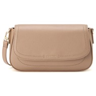 γυναικεία δερμάτινη louiize τσάντα χιαστί μπεζ ted baker 283918-taupe