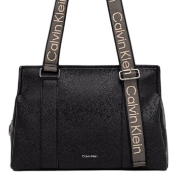 γυναικεία tote τσάντα μαύρη calvin klein lv04f3644g-ub1 σε προσφορά