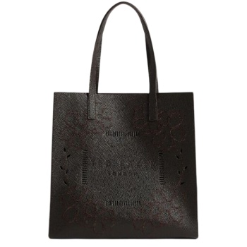 γυναικεία rowcon tote τσάντα καφέ ted baker 284912-brn choc