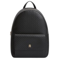 γυναικείο icon σακίδιο πλάτης μαύρο tommy hilfiger aw0aw19284-bds