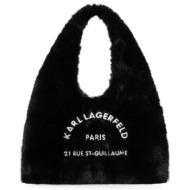 γυναικεία k/rsg sling τσάντα μαύρη karl lagerfeld b4w50027-999 black