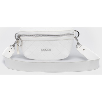 nolah γυναικεια τσαντα baron white silver