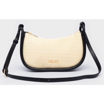 nolah γυναικεια τσαντα lyon cream black