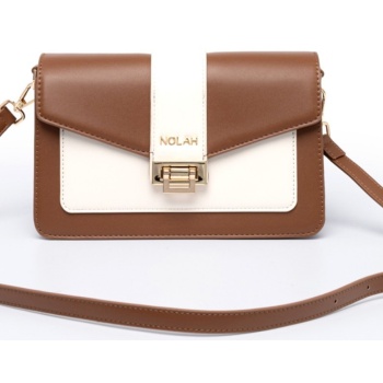 nolah γυναικεια τσαντα danny brown-cream light gold