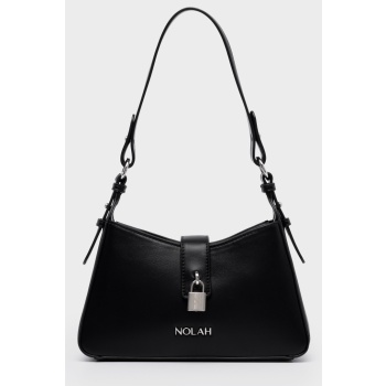 nolah γυναικεια τσαντα ωμου esme black silver