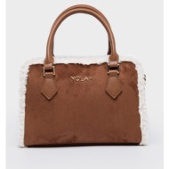 nolah γυναικεια τσαντα autumnleaf brown cream