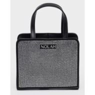 nolah γυναικεια τσαντα lady white silver