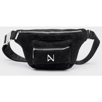 nolah γυναικεια τσαντα quinn black silver