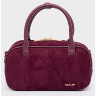 nolah γυναικεια τσαντα gisou burgundy