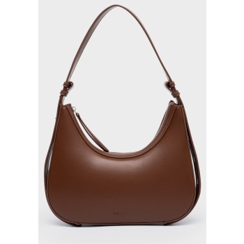 nolah γυναικεια τσαντα elina brown silver