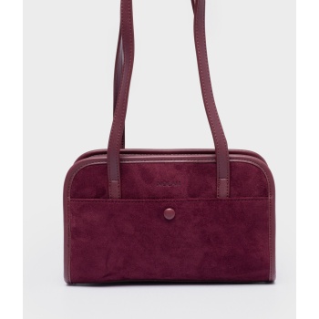 nolah γυναικεια τσαντα noema burgundy