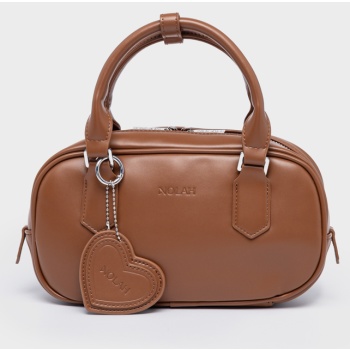 nolah γυναικεια τσαντα lovey brown silver