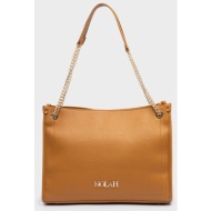 nolah γυναικεια τσαντα matina camel honey