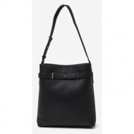 calvin klein handbag black recycled cotton, polyurethane