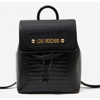 love moschino borsa backpack black outer part 