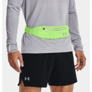 under armour ua flex speedpocket run belt waist bag green 100% polyester