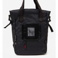diesel backpack black polyurethane, polyamide