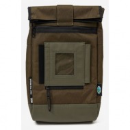 diesel backpack green polyamide, polyester, polyurethane