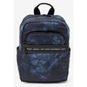 diesel backpack blue polyester σε προσφορά