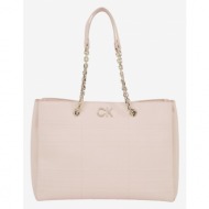 calvin klein handbag pink polyurethane
