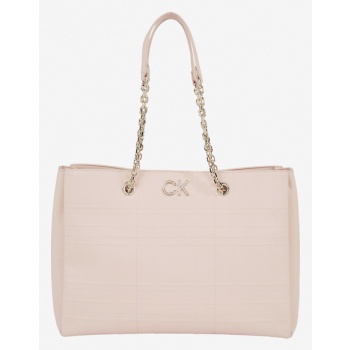 calvin klein handbag pink polyurethane σε προσφορά