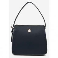 tommy hilfiger handbag blue 100% polyurethane