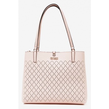guess handbag pink 100% polyurethane σε προσφορά