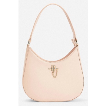 tommy hilfiger handbag pink 100% polyurethane σε προσφορά
