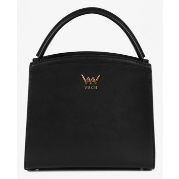 vuch roomy handbag black genuine leather σε προσφορά