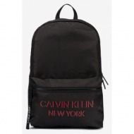 calvin klein campus ny backpack black 99 % polyester, 1 % polyuretane