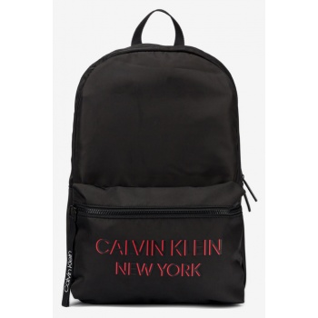 calvin klein campus ny backpack black 99 % polyester, 1 % σε προσφορά