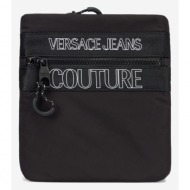 versace jeans couture cross body bag black top - 100% polyamide
