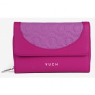 vuch swen wallet pink top - 100% leather
