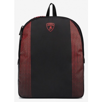 lamborghini backpack black red 90% polyester, 10% σε προσφορά