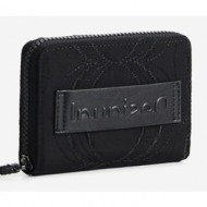 desigual bubbles marisa wallet black 100% polyester