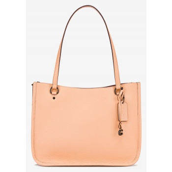 coach tyler carryall handbag pink 100% leather σε προσφορά
