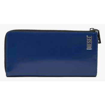 diesel wallet blue genuine leather σε προσφορά
