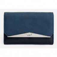 vuch wallet blue artificial leather