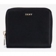 dkny bryant wallet black 100% real leather
