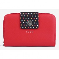 vuch zilee zephie wallet red top - 100% pvc