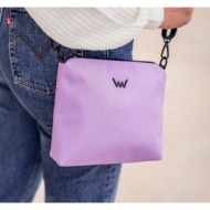 vuch jule cross body bag violet polyester